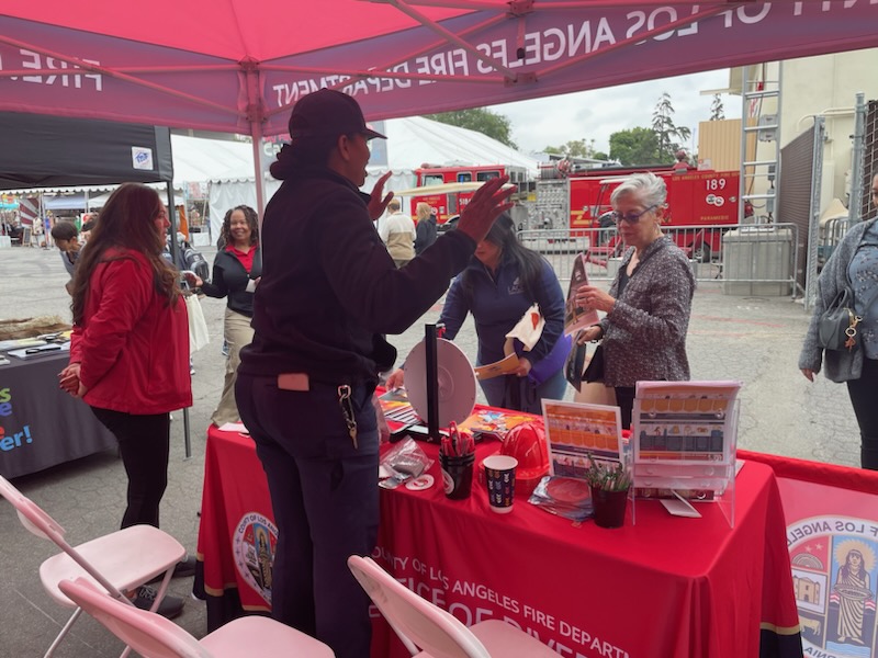 On Saturday, May 4, 2024, the County of Los Angeles Fire Department (LACoFD) participated in the County Department Expo at the annual Los Angeles County Fair. 