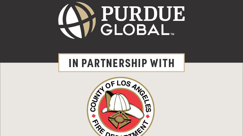 The successful collaboration between the LACoFD and Purdue Global’s College of Social and Behavioral Sciences led to the official launch of this innovative program offering firefighters and working professionals in the fire service extended education opportunities.  While careers in the fire service can have high demands, competing priorities, and other challenges, many individuals face barriers in successfully leveraging their education goals and opportunities.  This new program offers individuals tools and resources to reduce obstacles that exist in obtaining a degree.