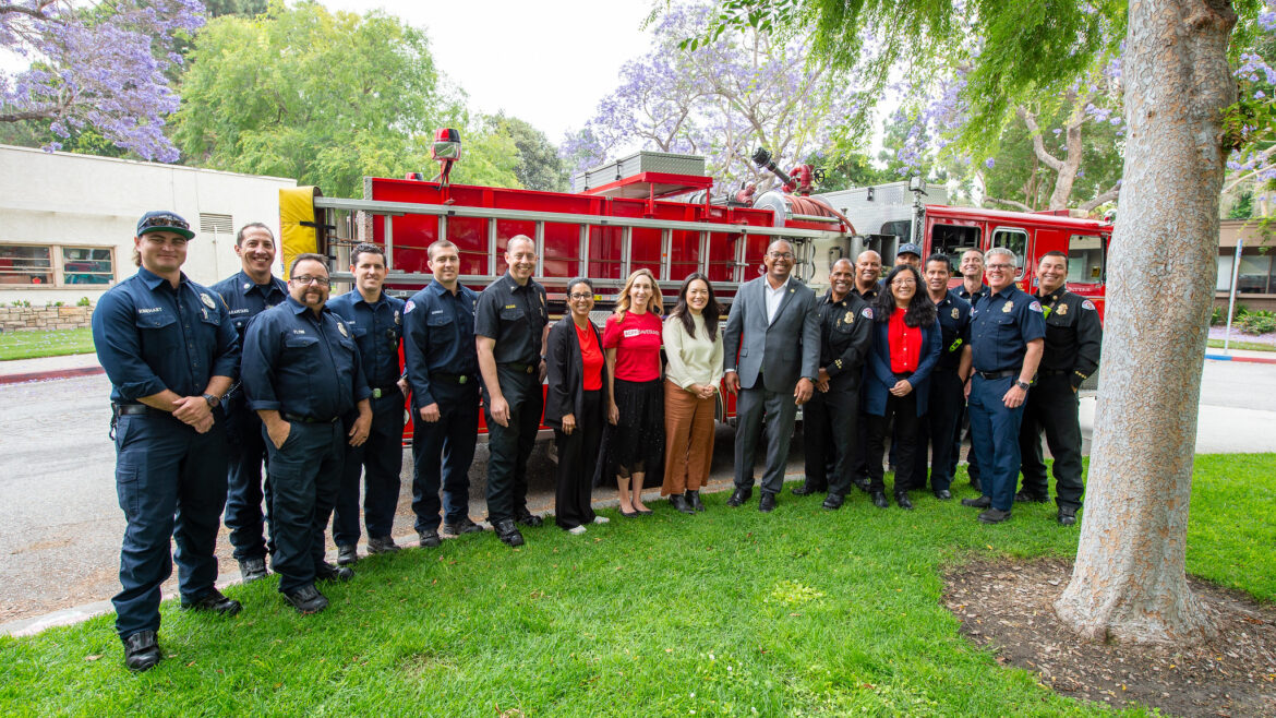 On Thursday, June 6, 2024, the County of Los Angeles Fire Department (LACoFD) joined the Los Angeles County Emergency Medical Services Agency, Public Health, the Long Beach Fire Department, American Heart Association, American Red Cross, and various community organizations at the 12th annual Sidewalk Cardiopulmonary Resuscitation (CPR) Day news conference held at El Dorado Park-West in the City of Long Beach.