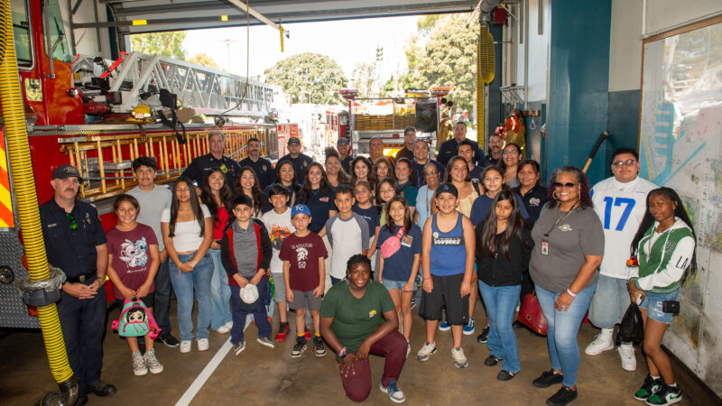 The County of Los Angeles Fire Department’s Public Affairs Section organized a one-day field trip to celebrate Take Our Young People to Work Day on June 25, 2024.