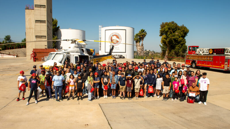 The County of Los Angeles Fire Department’s Public Affairs Section organized a one-day field trip to celebrate Take Our Young People to Work Day on June 25, 2024.