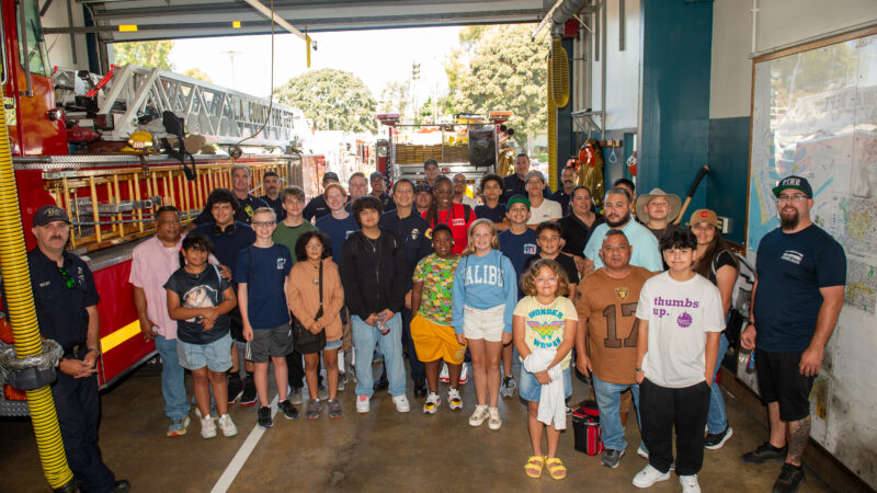 The County of Los Angeles Fire Department’s Public Affairs Section organized a one-day field trip to celebrate Take Our Young People to Work Day on June 25, 2024.