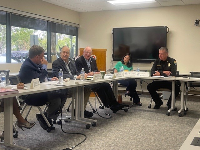 On Monday, June 10, Fire Chief Anthony C. Marrone, along with Executive Support Division Manager Heidi Oliva (Luna) hosted the Quality and Productivity Commission for their visit with the County of Los Angeles Fire Department (LACoFD).