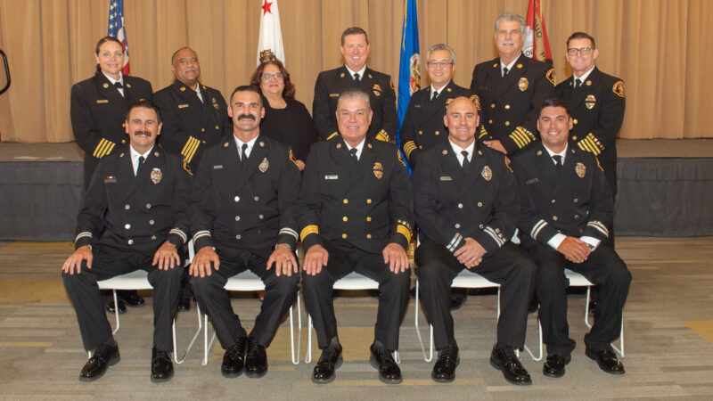 On Thursday, August 22, 2024, the County of Los Angeles Fire Department (LACoFD) held a promotional ceremony at the Rowland Heights Community Center for newly prompted employees.