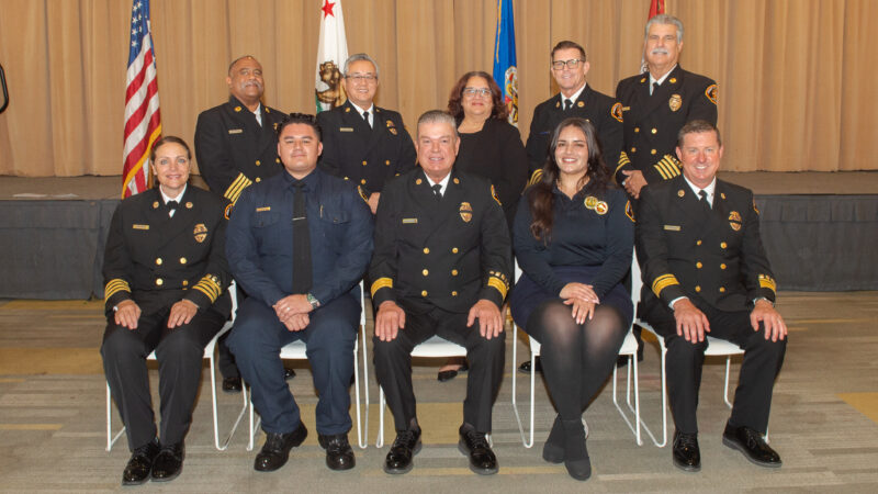 On Thursday, August 22, 2024, the County of Los Angeles Fire Department (LACoFD) held a promotional ceremony at the Rowland Heights Community Center for newly prompted employees.