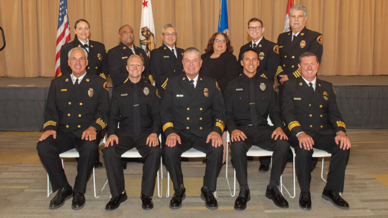 On Thursday, August 22, 2024, the County of Los Angeles Fire Department (LACoFD) held a promotional ceremony at the Rowland Heights Community Center for newly prompted employees.