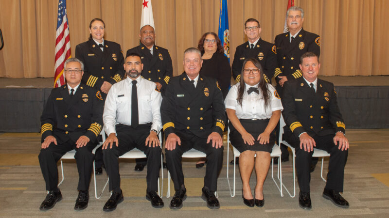 On Thursday, August 22, 2024, the County of Los Angeles Fire Department (LACoFD) held a promotional ceremony at the Rowland Heights Community Center for newly prompted employees.