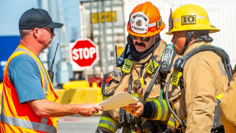 On Thursday, July 24, 2024, the County of Los Angeles Fire Department’s (LACoFD) firefighters joined Burlington Northern Santa Fe (BNSF) Railroad for a large-scale hazardous materials and railroad training exercise held in the City of Commerce.