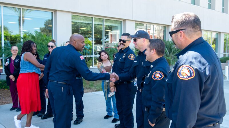 On Thursday, August 15, 2024, LACoFD Fire Station 187 firefighters and Pomona Valley Hospital staff will be reunited with a cardiac arrest patient who has since made a full recovery.