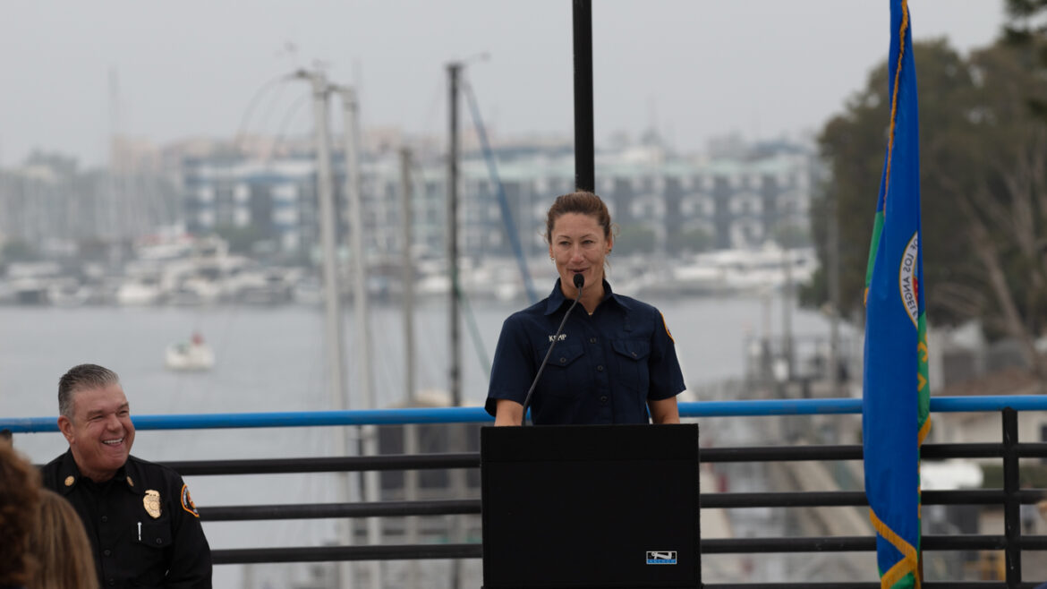 On Sunday, September 29, 2024, the County of Los Angeles Fire Department’s (LACoFD) Lifeguard Division held a Junior Lifeguard Cadet Program graduation ceremony at the Department of Beaches and Harbors Boat House at Burton Chase Park in Marina del Rey.