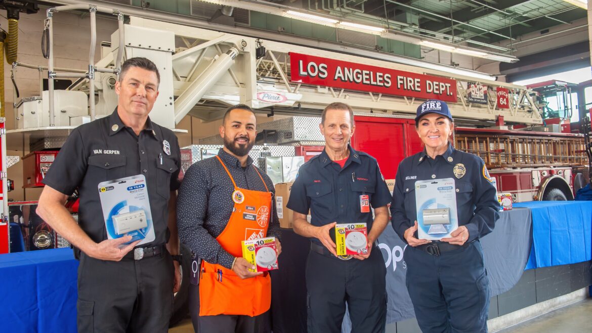 On Wednesday, September 25, 2024, County of Los Angeles Fire Department (LACoFD) Public Information Officer Sheila Kelliher joined Los Angeles City Fire Chief Kristen M. Crowley, along with representatives from ABC7 and Kidde at a press conference to launch the 2024 Operation Save-A-Life campaign. 