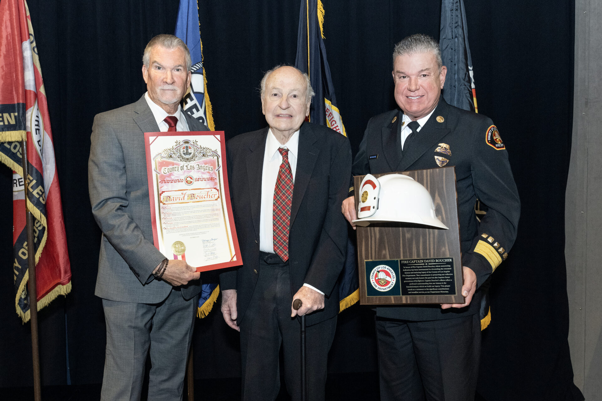 On Friday, December 13, 2024, the County of Los Angeles Fire Department (LACoFD) celebrated its 100th anniversary with a spectacular Centennial Gala held at The Commons located on the Universal Studios Backlot in Universal City.