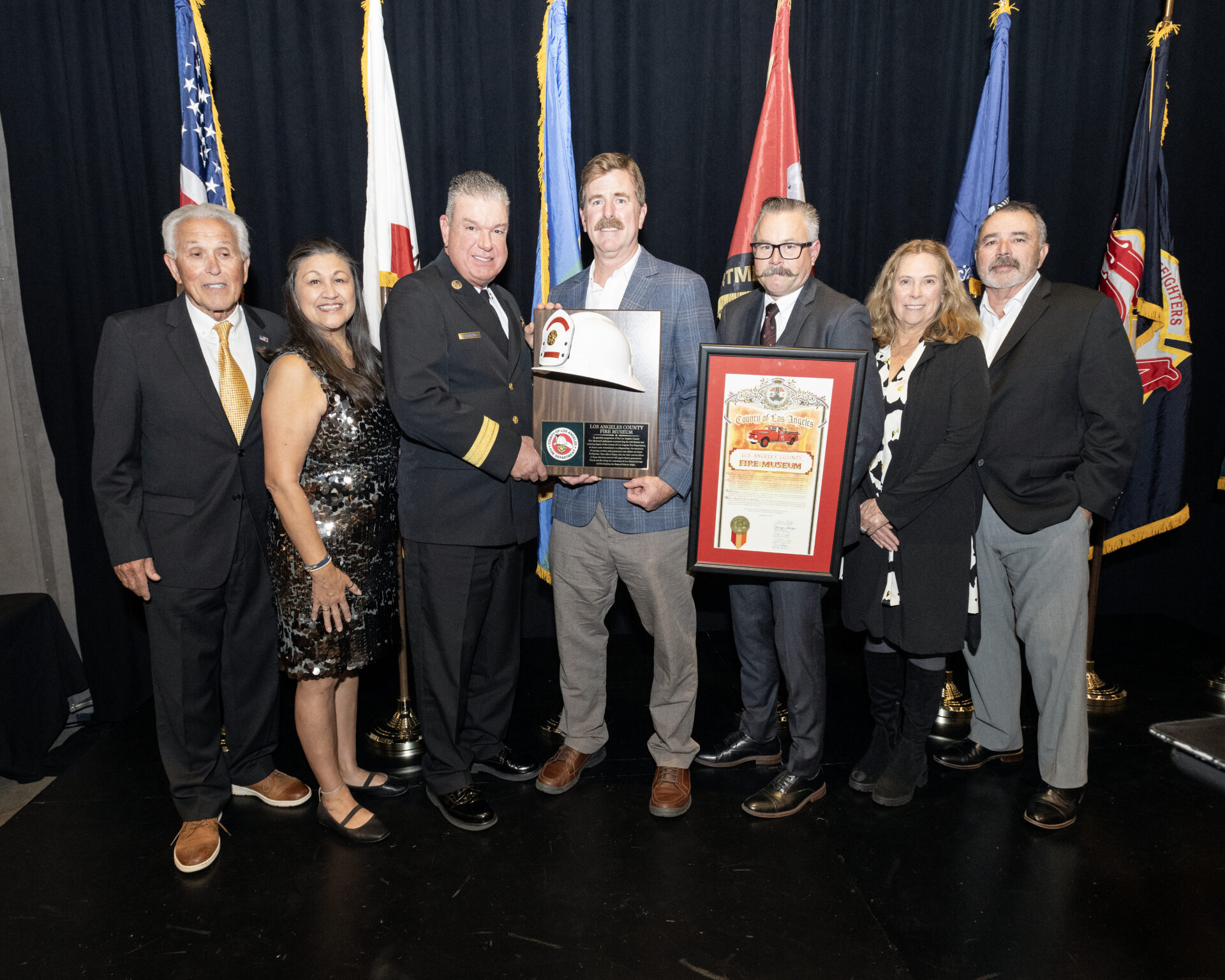 On Friday, December 13, 2024, the County of Los Angeles Fire Department (LACoFD) celebrated its 100th anniversary with a spectacular Centennial Gala held at The Commons located on the Universal Studios Backlot in Universal City.