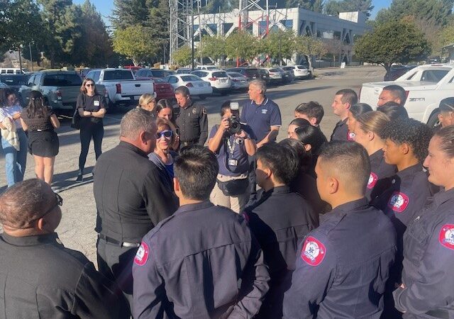 On Friday, December 6, 2024, Los Angeles County Fourth District Supervisor Janice Hahn joined County of Los Angeles Fire Department (LACoFD) for a visit with the California Firefighter Joint Apprenticeship Committee (Cal-JAC) Paramedic Academy participants at the LACoFD Headquarters facility.