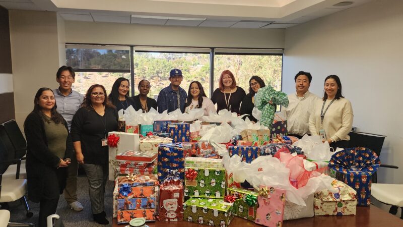 During the 2024 holiday season, the County of Los Angeles Fire Department's (LACoFD) Employee Relations Division (ERD) and Professional Performance Section (PPS) participated in the Los Angeles County’s (County) Adopt-A-Family program to bring joy and happiness to a local family.