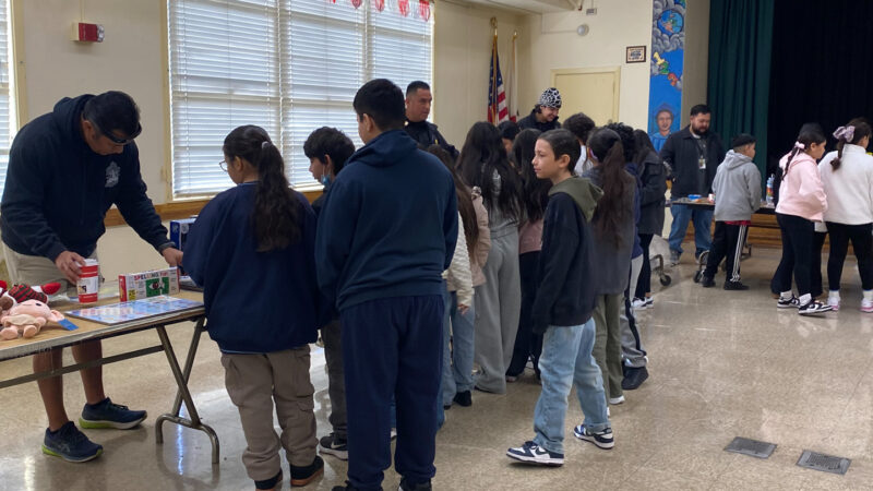 On Monday, January 6, 2025, the Los Bomberos de L.A. County collaborated with the Spark of Love campaign for the 2nd annual toy giveaway hosted by the Monte Vista Elementary School in the City of Los Angeles.