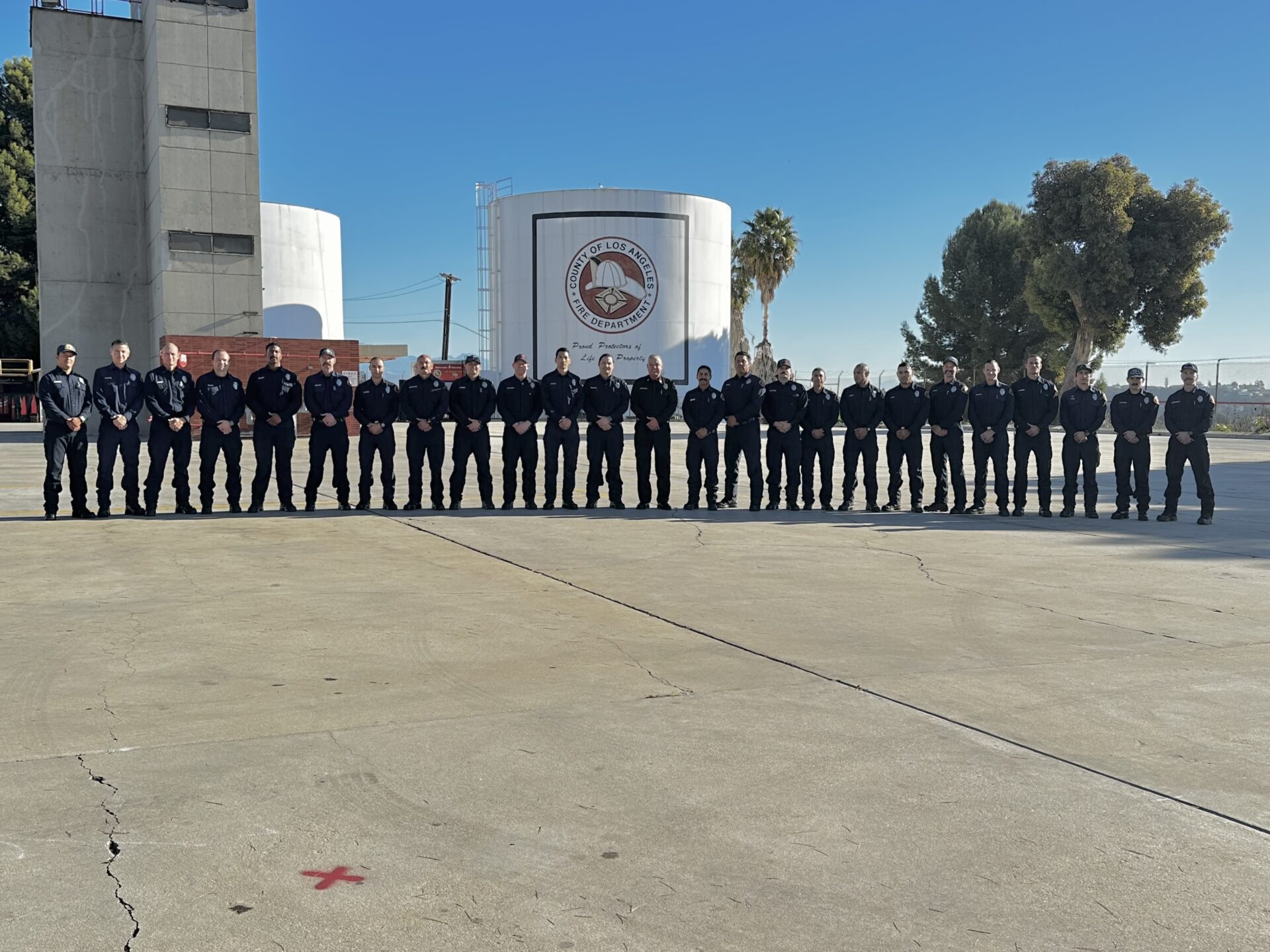 Congratulations to the County of Los Angeles Fire Department’s (LACoFD) newly promoted firefighter specialists (FFS), who were presented with their official badges on Monday, January 6, 2025!