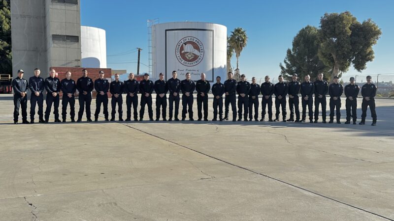 Congratulations to the County of Los Angeles Fire Department’s (LACoFD) newly promoted firefighter specialists (FFS), who were presented with their official badges on Monday, January 6, 2025!