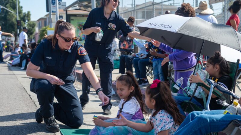 On Presidents Day, Monday, February 17, 2025, the County of Los Angeles Fire Department (LACoFD) and the Los Angeles County Stentorians proudly participated in the 40th Annual Kingdom Day Parade.