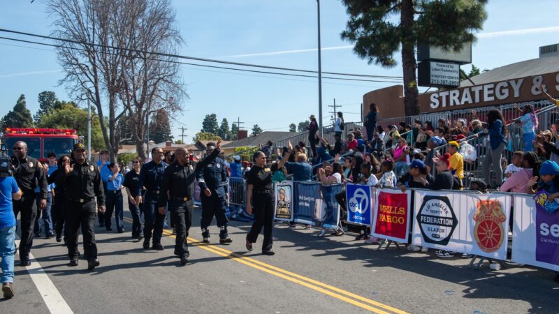 On Presidents Day, Monday, February 17, 2025, the County of Los Angeles Fire Department (LACoFD) and the Los Angeles County Stentorians proudly participated in the 40th Annual Kingdom Day Parade.