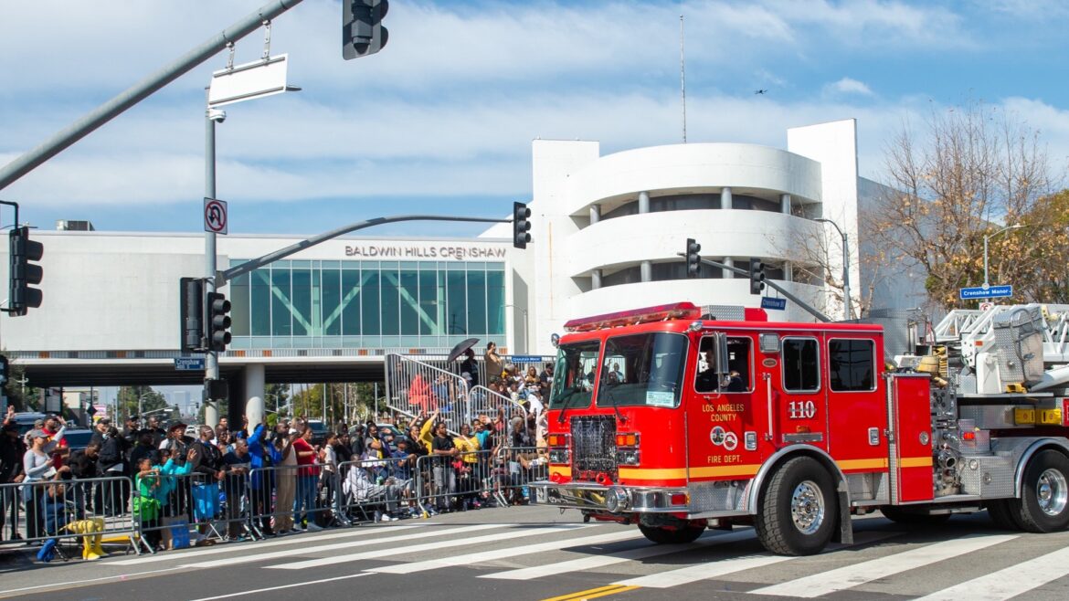 On Presidents Day, Monday, February 17, 2025, the County of Los Angeles Fire Department (LACoFD) and the Los Angeles County Stentorians proudly participated in the 40th Annual Kingdom Day Parade.