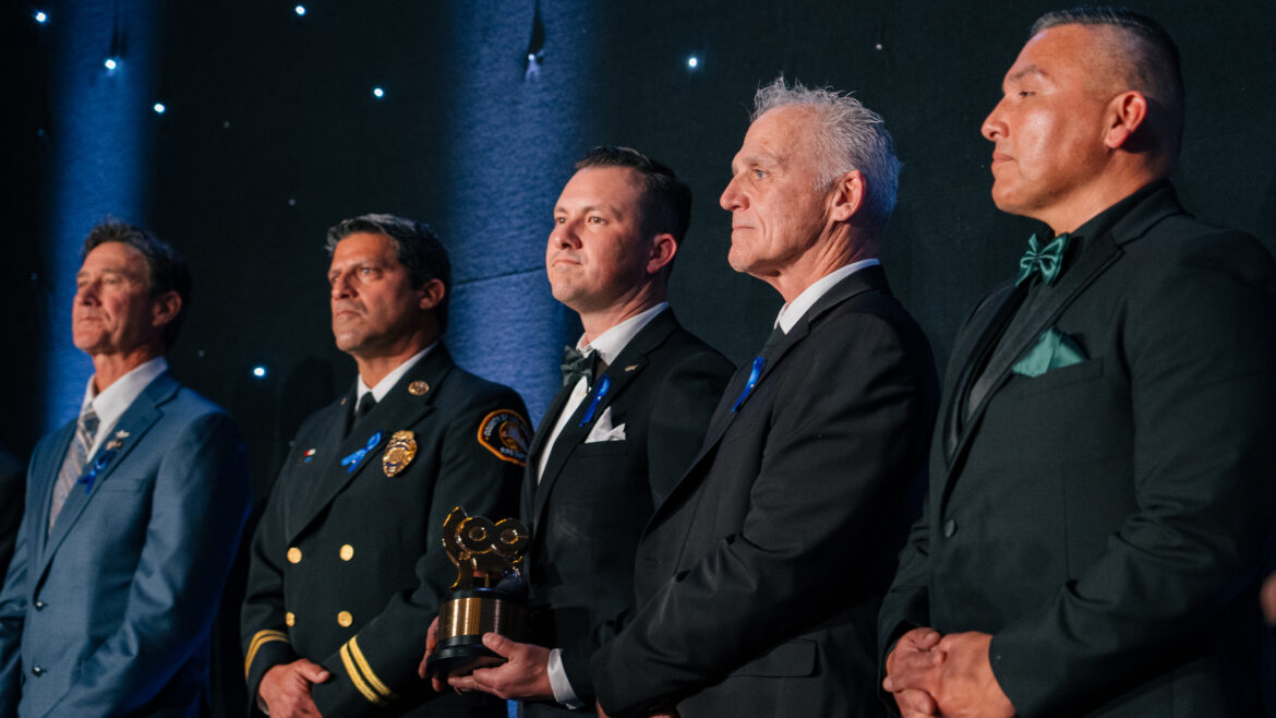The County of Los Angeles Fire Department’s (LACoFD) Air Operations Section was honored by the Society of Camera Operators (SCO) with the prestigious Governor’s Award at their Lifetime Achievement Awards ceremony.