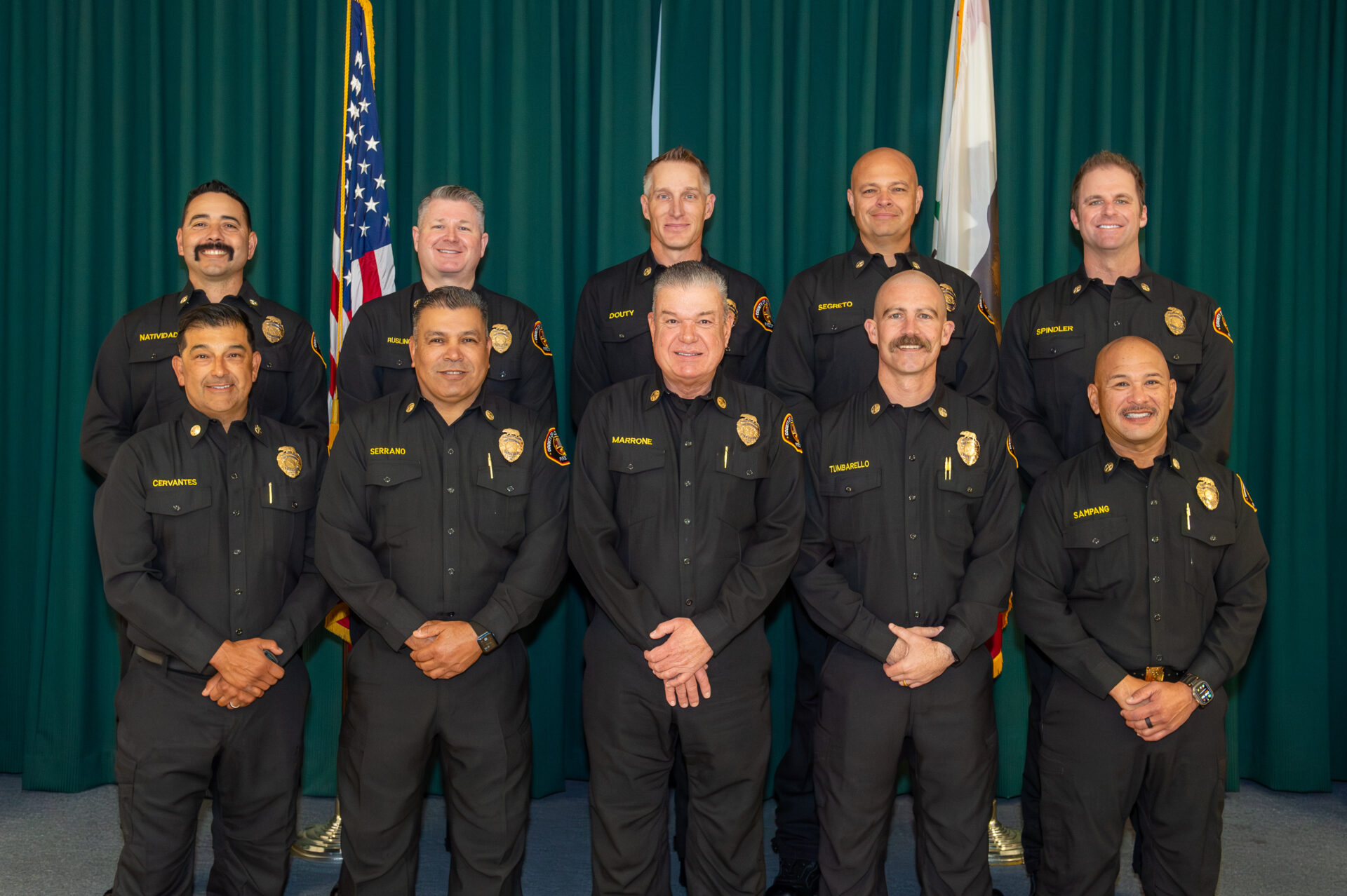 On March 17, 2025, nine County of Los Angeles Fire Department (LACoFD) captains were successfully promoted to battalion chief.