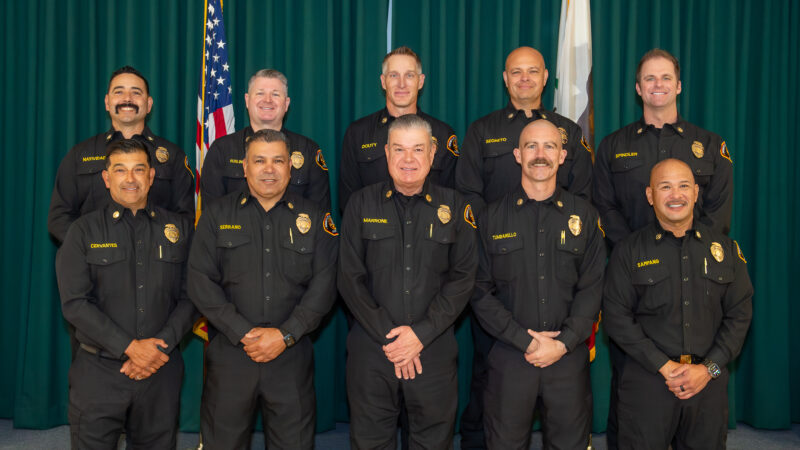 On March 17, 2025, nine County of Los Angeles Fire Department (LACoFD) captains were successfully promoted to battalion chief.