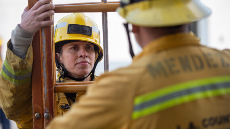 After six consecutive Saturdays of rigorous training, 49 participants successfully completed the County of Los Angeles Fire Department (LACoFD) and Women’s Fire League ninth annual Women’s Fire Prep Academy (WFPA) on Saturday, March 29, 2025.