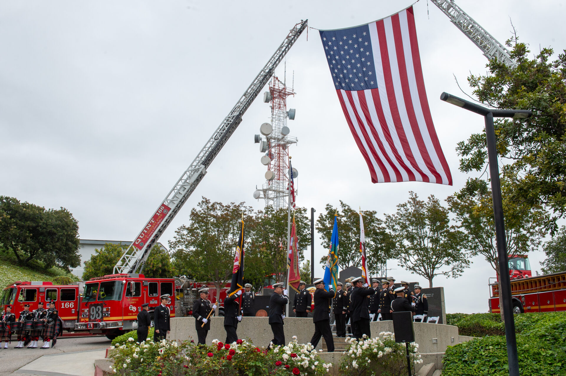 On Wednesday, May 7, 2025, the County of Los Angeles Fire Department (LACoFD) hosted the 2025 Firefighters’ Memorial Service at Department Headquarters in unincorporated East Los Angeles.