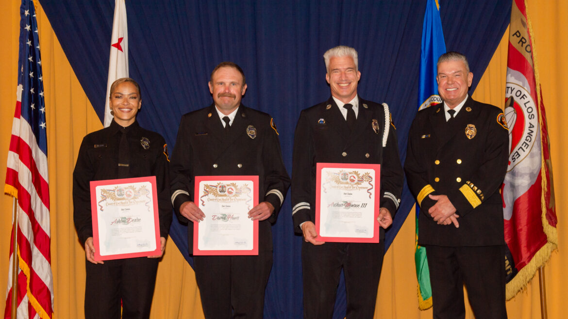 The County of Los Angeles Fire Department (LACoFD) celebrated Department honorees at the 2025 Valor and Exemplary Service Awards Ceremony on Sunday, May 18, 2025.