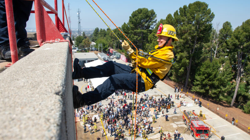 On Friday, May 23, 2025, the County of Los Angeles Fire Department (LACoFD) hosted a formal graduation ceremony to celebrate Recruit Academy 176 at the Cecil R. Gehr Memorial Combat Training Center in unincorporated East Los Angeles.