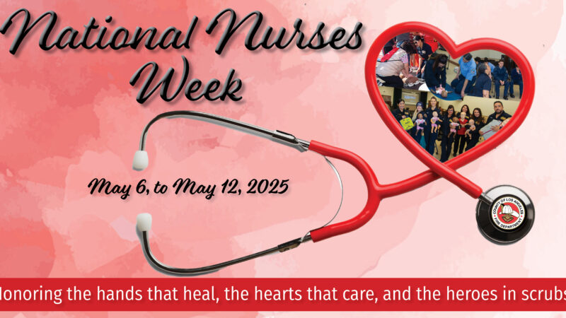 The County of Los Angeles Fire Department (LACoFD) is celebrating National Nurses Week from May 6 to May 12, 2025. Throughout this special week, nurses from the LACoFD, as well as those from the Departments of Health Services, Public Health, and Mental Health, are recognized and honored for their essential role in delivering emergency services, compassionate care, and ongoing support to individuals and families across our communities.