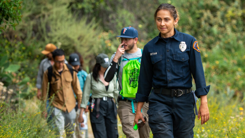 On Tuesday, June 3, 2025, the County of Los Angeles Fire Department (LACoFD) Forestry Division participated in the Goldspotted Oak Borer (GSOB) Blitz at San Dimas Canyon Park.