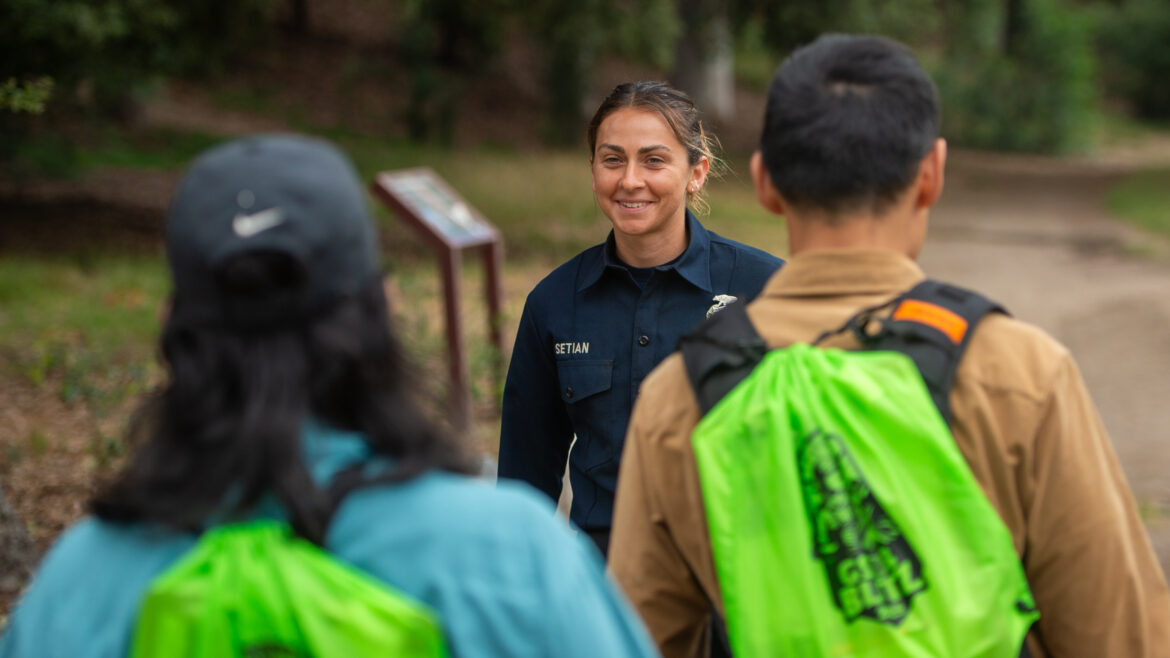 On Tuesday, June 3, 2025, the County of Los Angeles Fire Department (LACoFD) Forestry Division participated in the Goldspotted Oak Borer (GSOB) Blitz at San Dimas Canyon Park.