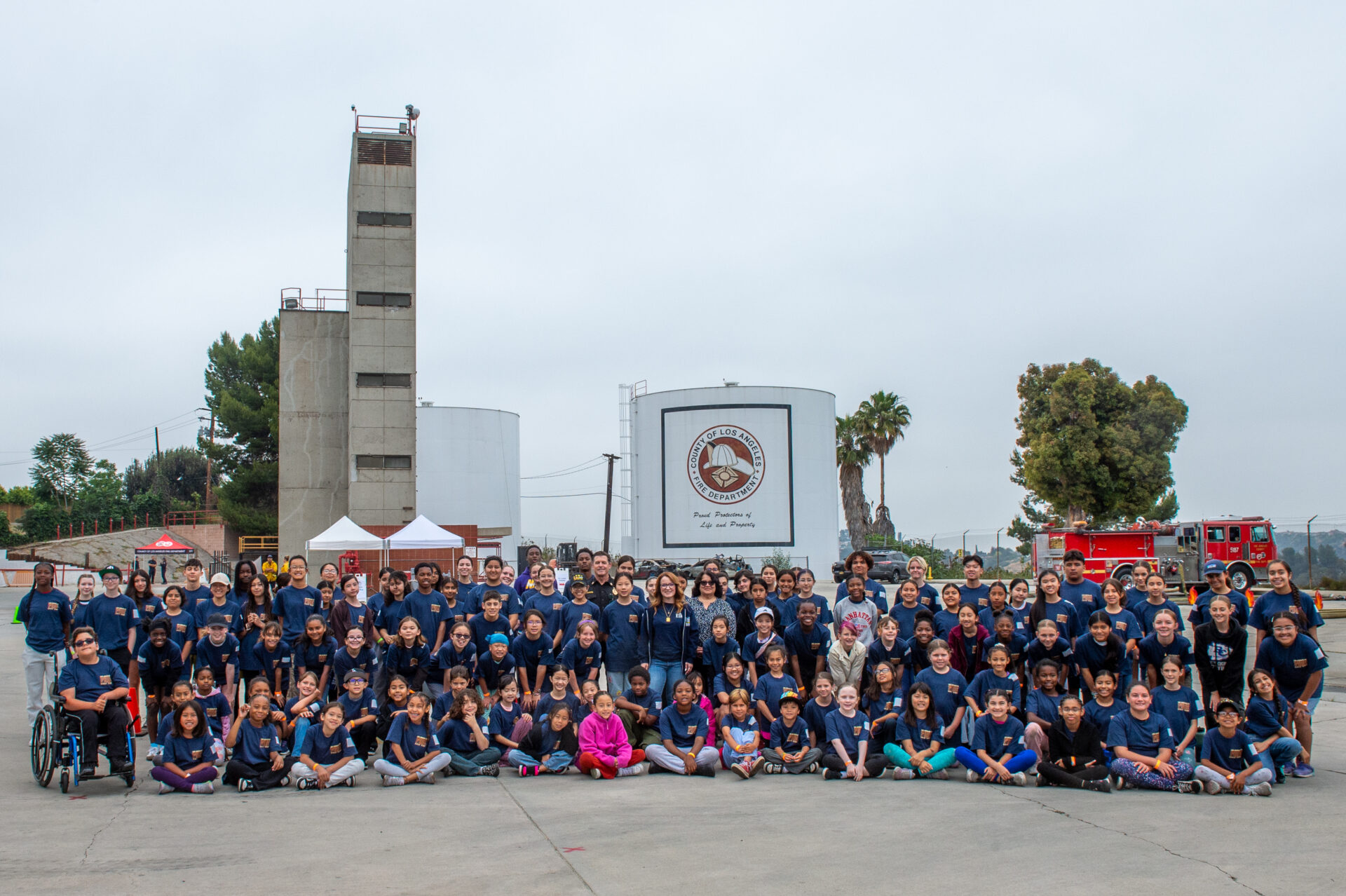 The County of Los Angeles Fire Department (LACoFD), in collaboration with the Los Angeles County Women’s Fire League, hosted over 100 participants at the 11th Semiannual Girls’ Fire Camp (GFC) on Saturday, June 7, 2025.