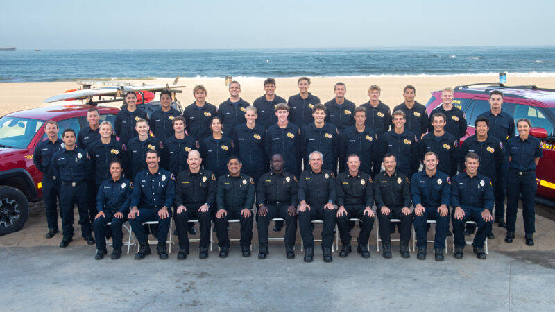 On Tuesday, June 17, 2025, LACoFD Lifeguard Division held a graduation ceremony for Ocean Lifeguard Academy Class 44 at the Dockweiler State Beach Youth Center.