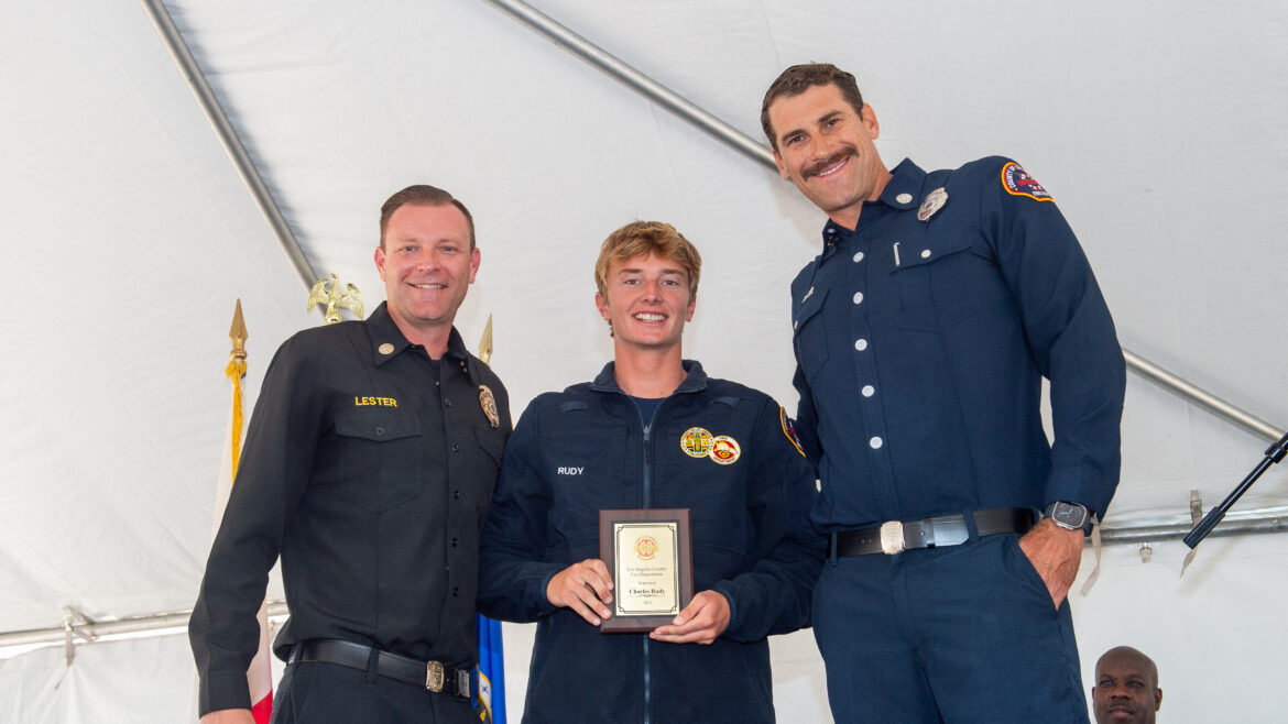 On Tuesday, June 17, 2025, LACoFD Lifeguard Division held a graduation ceremony for Ocean Lifeguard Academy Class 44 at the Dockweiler State Beach Youth Center.