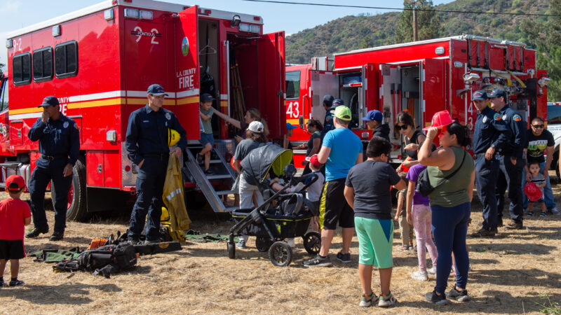 On Friday, June 20, 2025, the County of Los Angeles Fire Department (LACoFD) joined the City of Santa Clarita and the Los Angeles County Sheriff’s Department for the annual Wildfire Safety Press Conference.