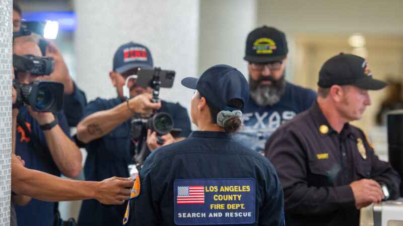 LACoFD’s Canine Teams Activated to Assist in the Aftermath of Catastrophic Flooding Impacting Central Texas