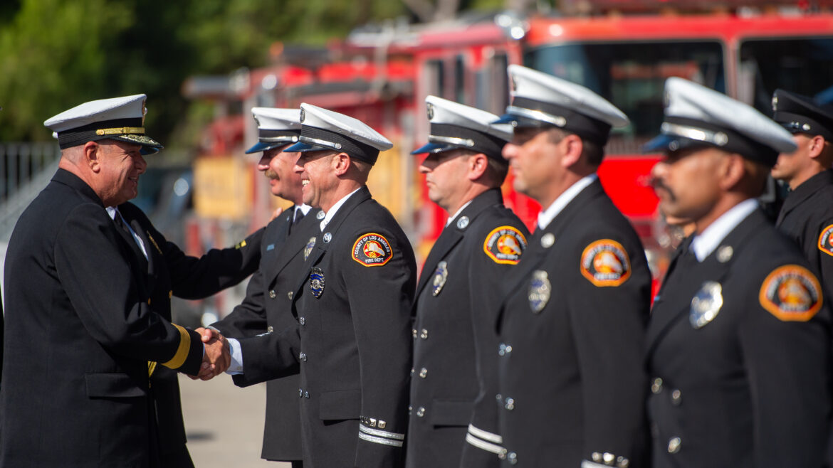 The County of Los Angeles Fire Department (LACoFD) hosted a formal graduation ceremony to commemorate the graduates of Recruit Academy 177 at the Cecil R. Gehr Memorial Combat Training Center on Friday, August 1, 2025.