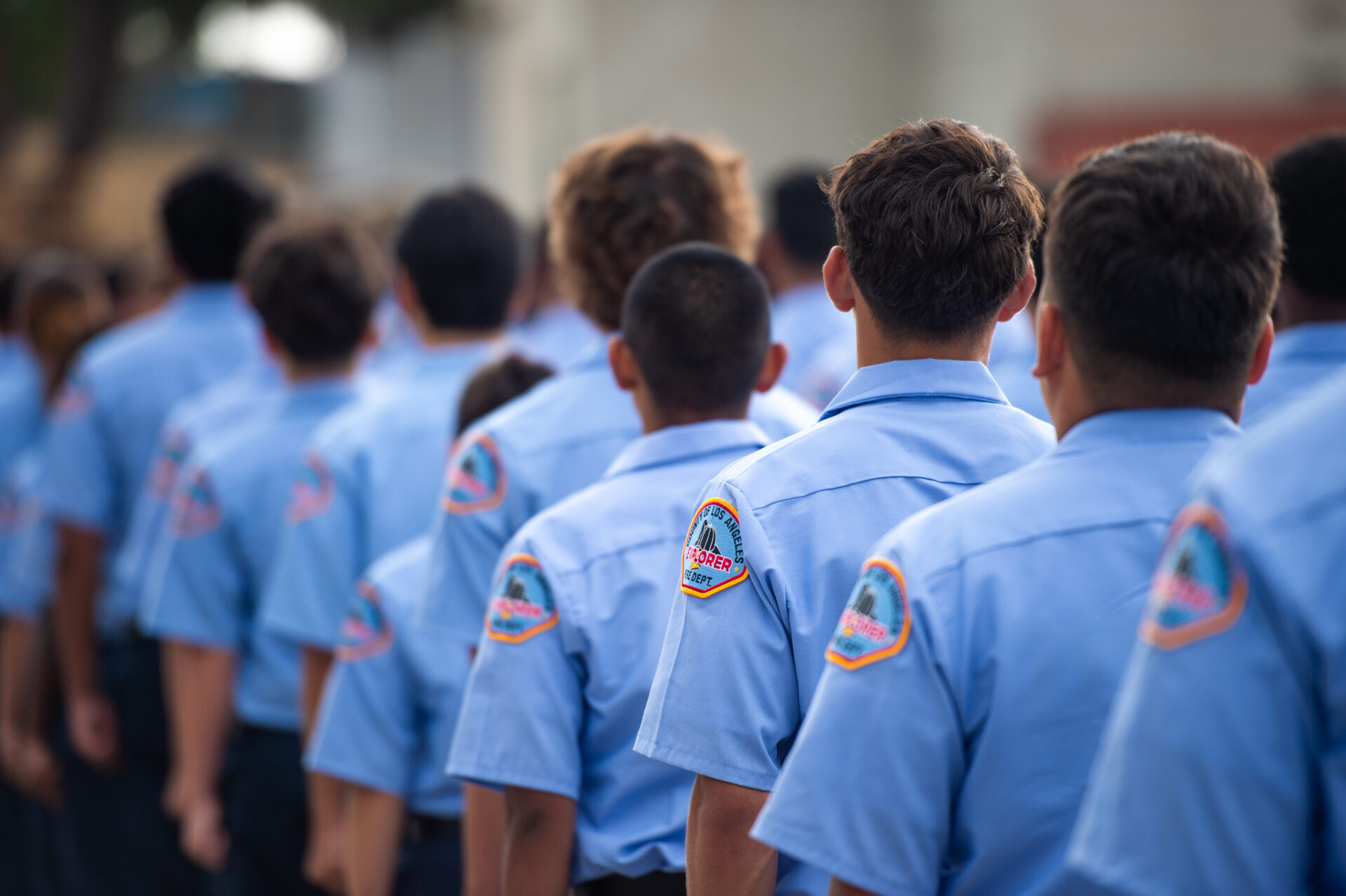 The County of Los Angeles Fire Department’s (LACoFD) Fire Explorer Program hosted a two-day Orientation for 145 incoming Explorers at the Cecil R. Gehr Fire Combat Training Center in unincorporated East Los Angeles on August 9, and 10, 2025.
