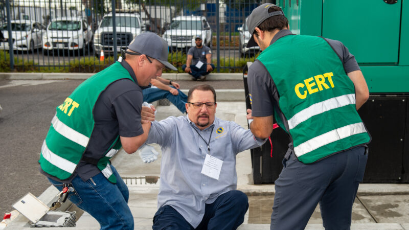 The County of Los Angeles Fire Department (LACoFD) extends its heartfelt congratulations to the 44 California Water Service personnel who recently completed the rigorous 20-hour Federal Emergency Management Agency Community Emergency Response Team (CERT) training in the City of Commerce.