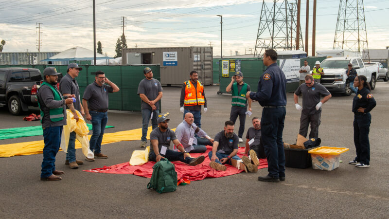 The County of Los Angeles Fire Department (LACoFD) extends its heartfelt congratulations to the 44 California Water Service personnel who recently completed the rigorous 20-hour Federal Emergency Management Agency Community Emergency Response Team (CERT) training in the City of Commerce.
