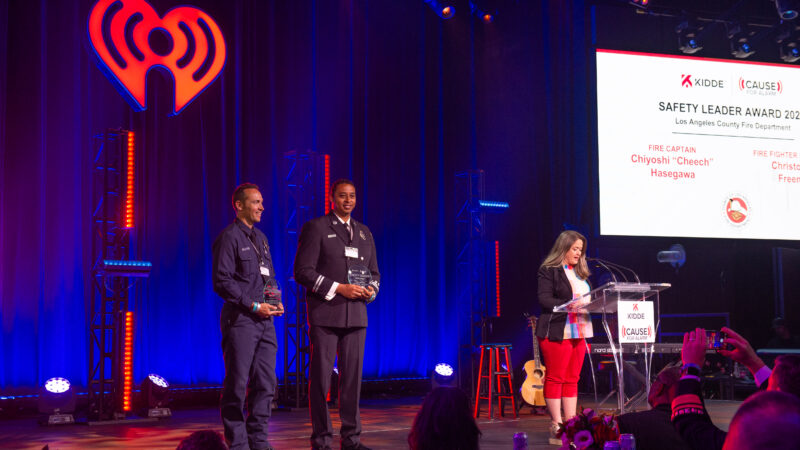 The County of Los Angeles Fire Department (LACoFD) is proud to have two dedicated team members who were honored by Kidde, iHeart, and The Home Depot on Monday, October 13, 2025, at the iHeart Radio Theater in Burbank.