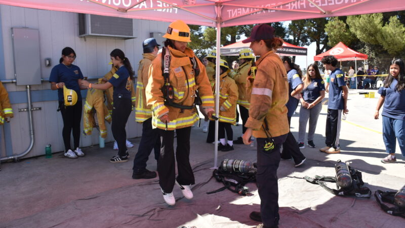 The 12th annual Girls’ Fire Camp was hosted at the County of Los Angeles Fire Department’s (LACoFD) Cecil R. Gehr Training Center in East Los Angeles on Saturday, October 4, 2025.