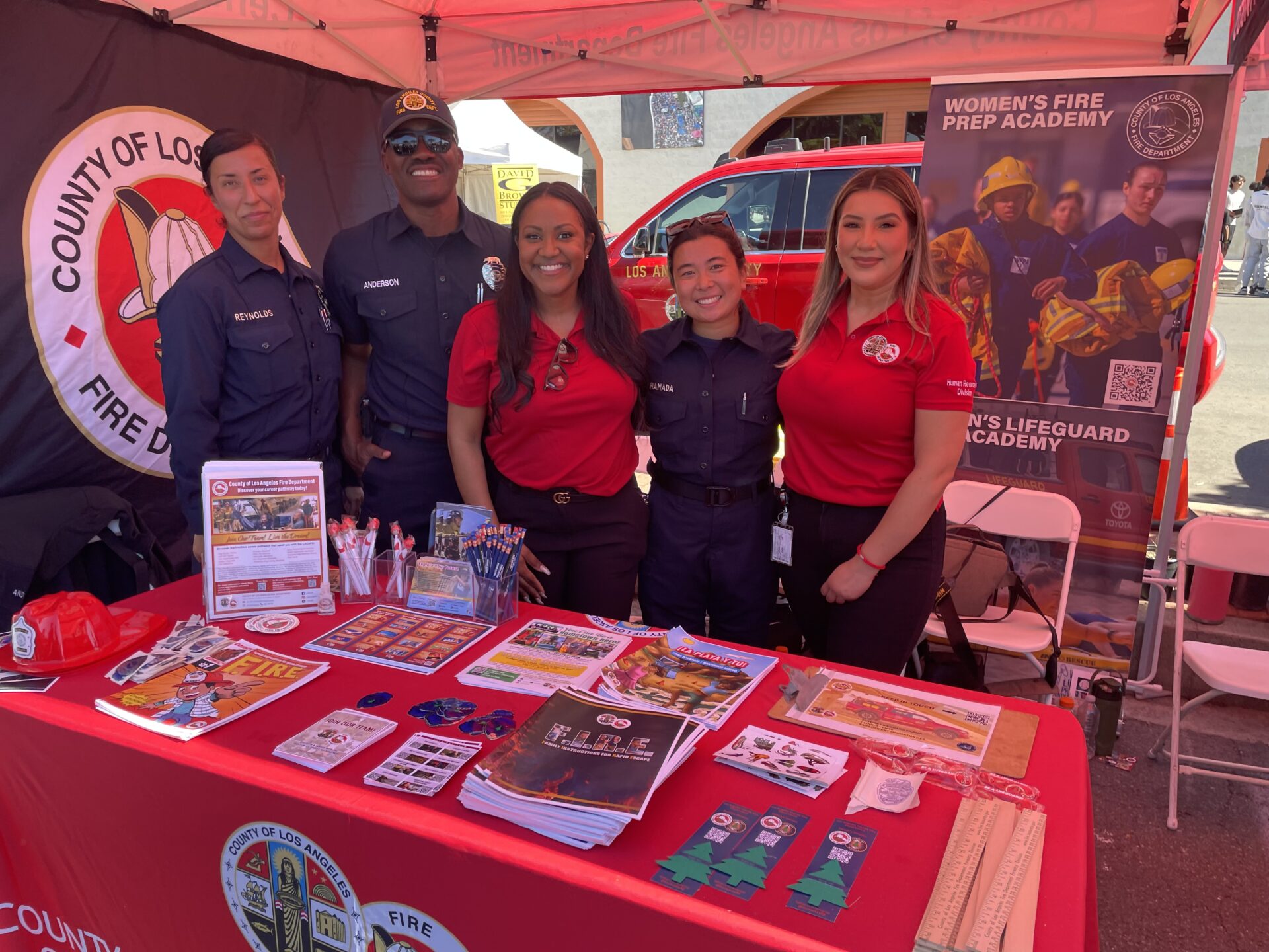On Saturday, October 18, 2025, the County of Los Angeles Fire Department’s (LACoFD) Office of Diversity, Equity, and Inclusion was joined by the Lifeguard, Forestry, and Communications Divisions as well as the Stentorians of Los Angeles County at the 20th Annual Taste of Soul Family Festival.