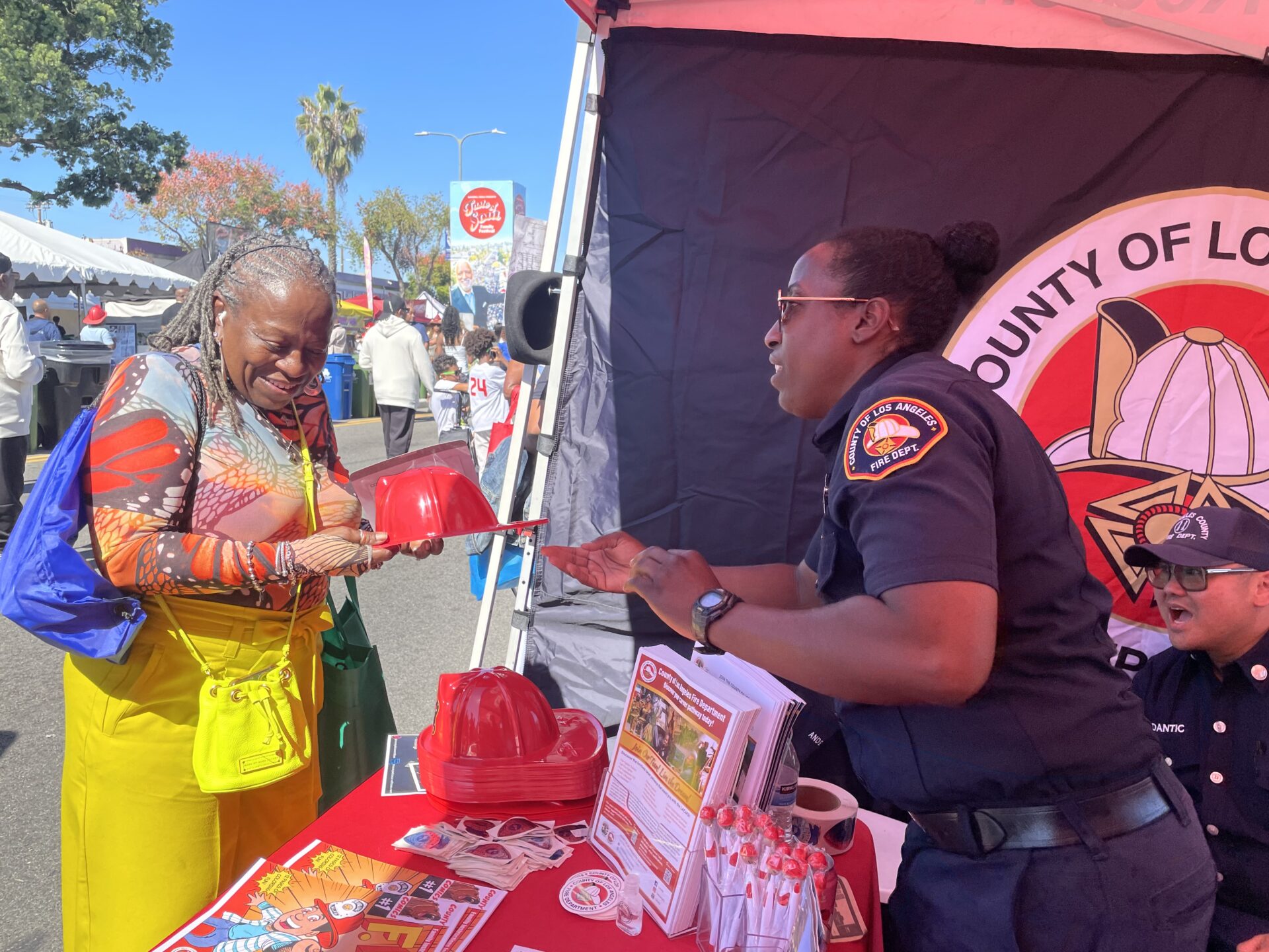 On Saturday, October 18, 2025, the County of Los Angeles Fire Department’s (LACoFD) Office of Diversity, Equity, and Inclusion was joined by the Lifeguard, Forestry, and Communications Divisions as well as the Stentorians of Los Angeles County at the 20th Annual Taste of Soul Family Festival.