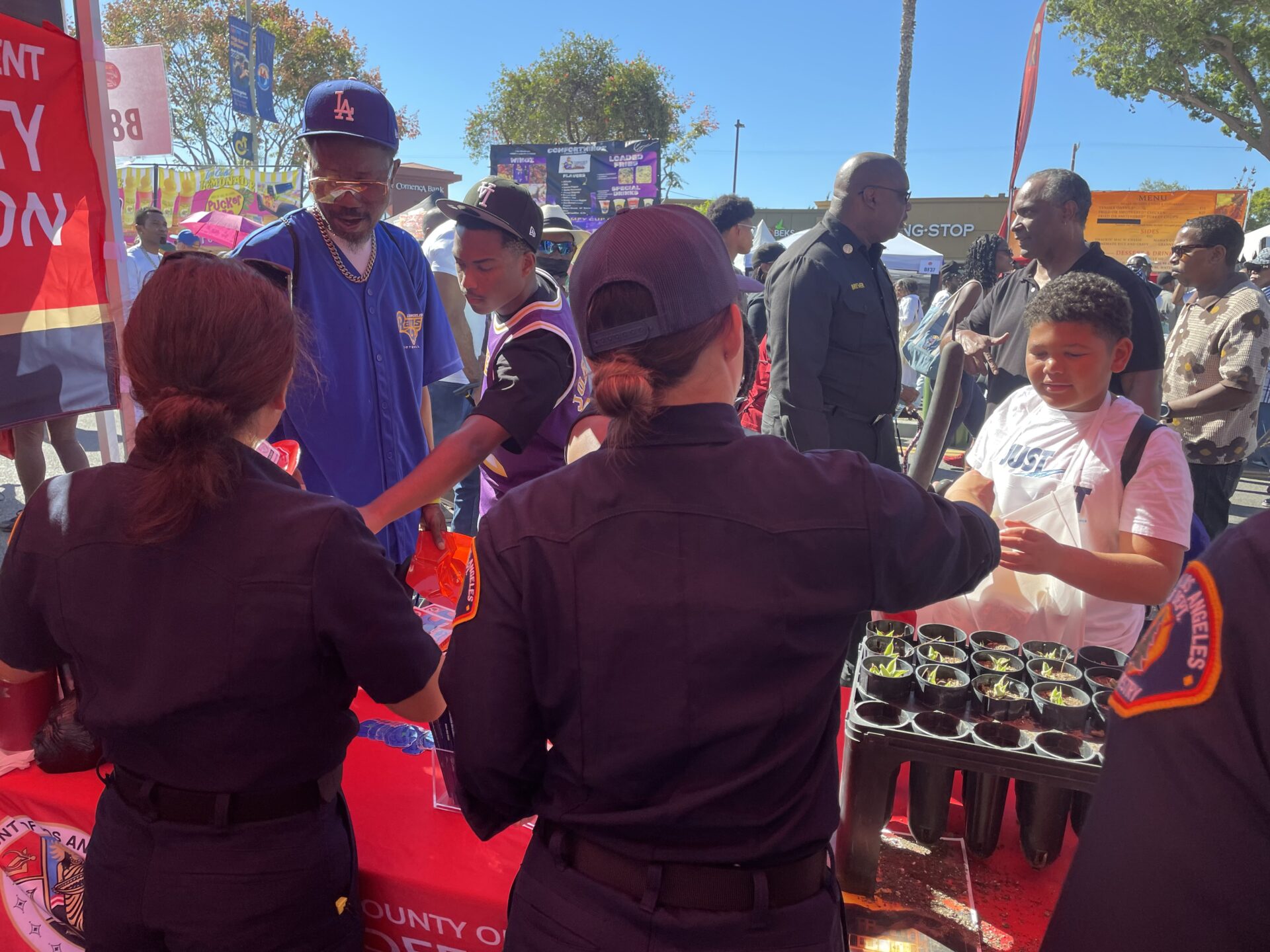 On Saturday, October 18, 2025, the County of Los Angeles Fire Department’s (LACoFD) Office of Diversity, Equity, and Inclusion was joined by the Lifeguard, Forestry, and Communications Divisions as well as the Stentorians of Los Angeles County at the 20th Annual Taste of Soul Family Festival.
