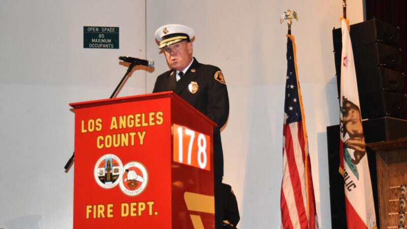 On Friday, October 24, 2025, the County of Los Angeles Fire Department (LACoFD) hosted a formal graduation ceremony to celebrate Recruit Academy 178 at the Rosco C. Ingalls Auditorium at East Los Angeles College.